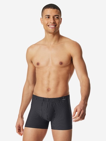 SCHIESSER Boxershorts 'Pure Micro' in Zwart: voorkant
