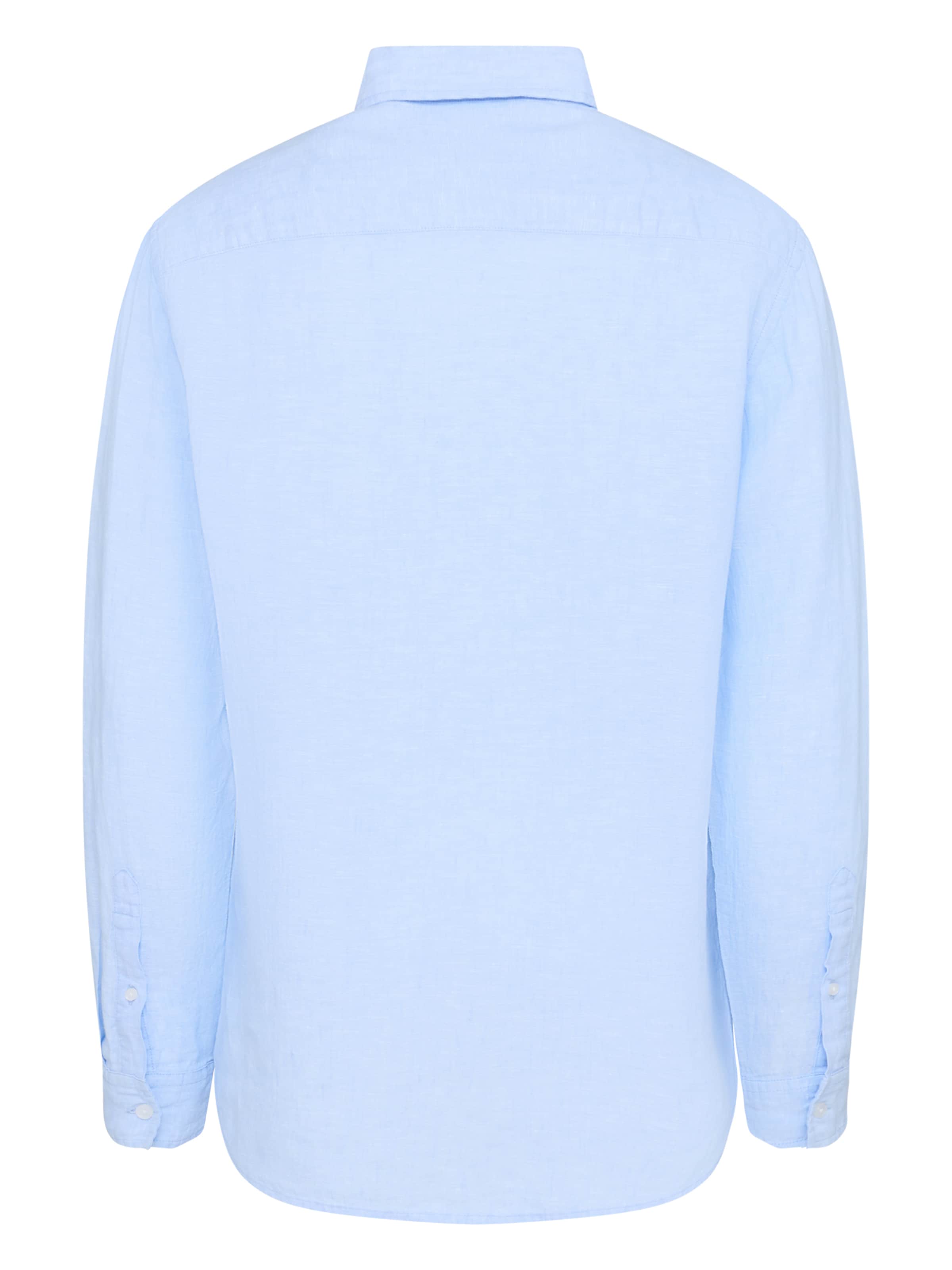 REDPOINT Regular Fit Hemd in Blau