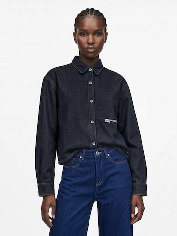 Camicia da donna di KARL LAGERFELD JEANS in blu: frontale