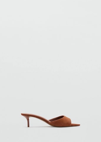 MANGO Mules 'Pepa' in Brown
