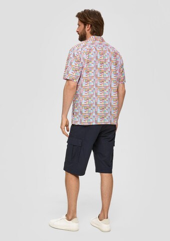 s.Oliver Regular fit Button Up Shirt in White