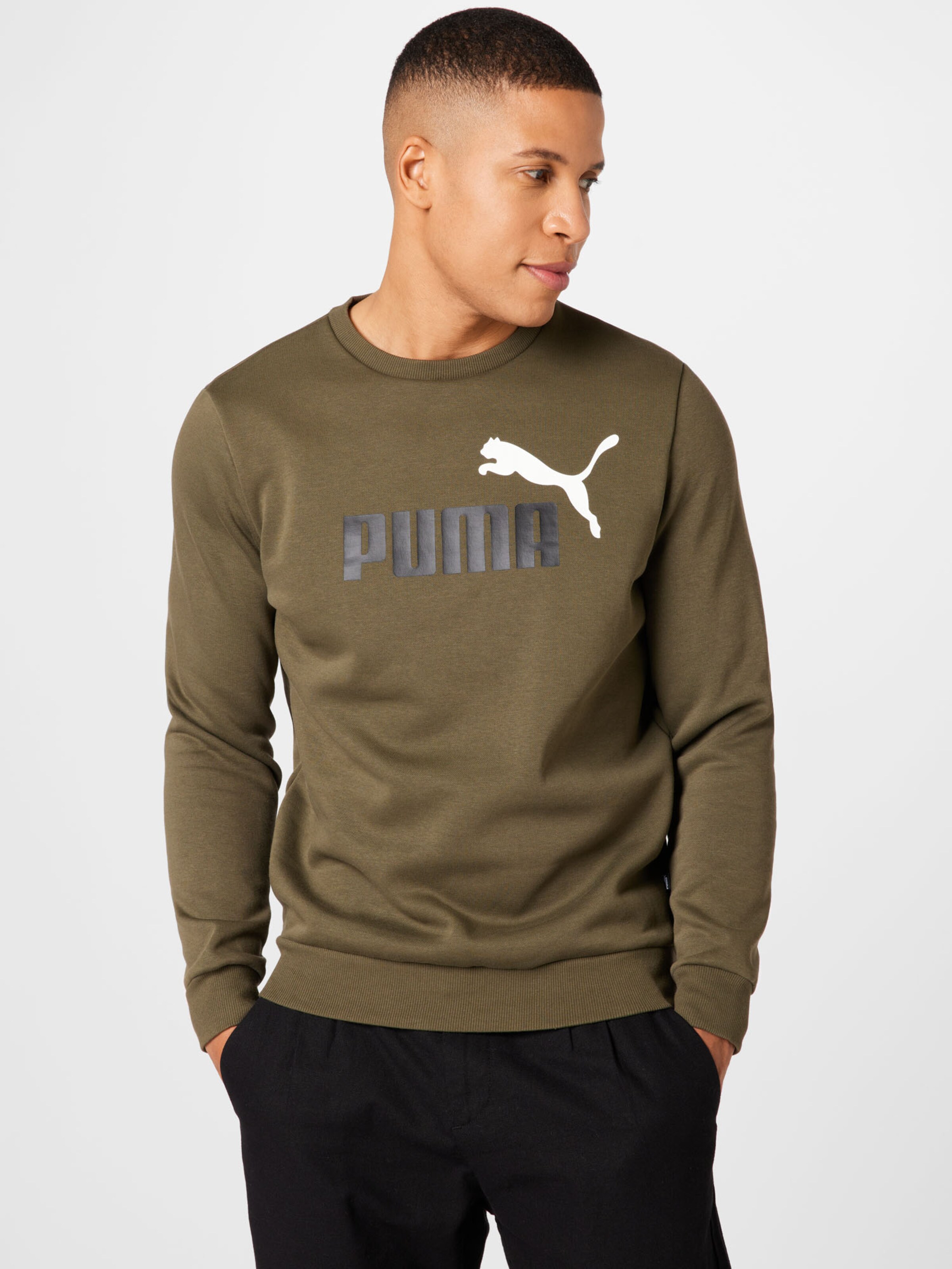 khaki puma jumper