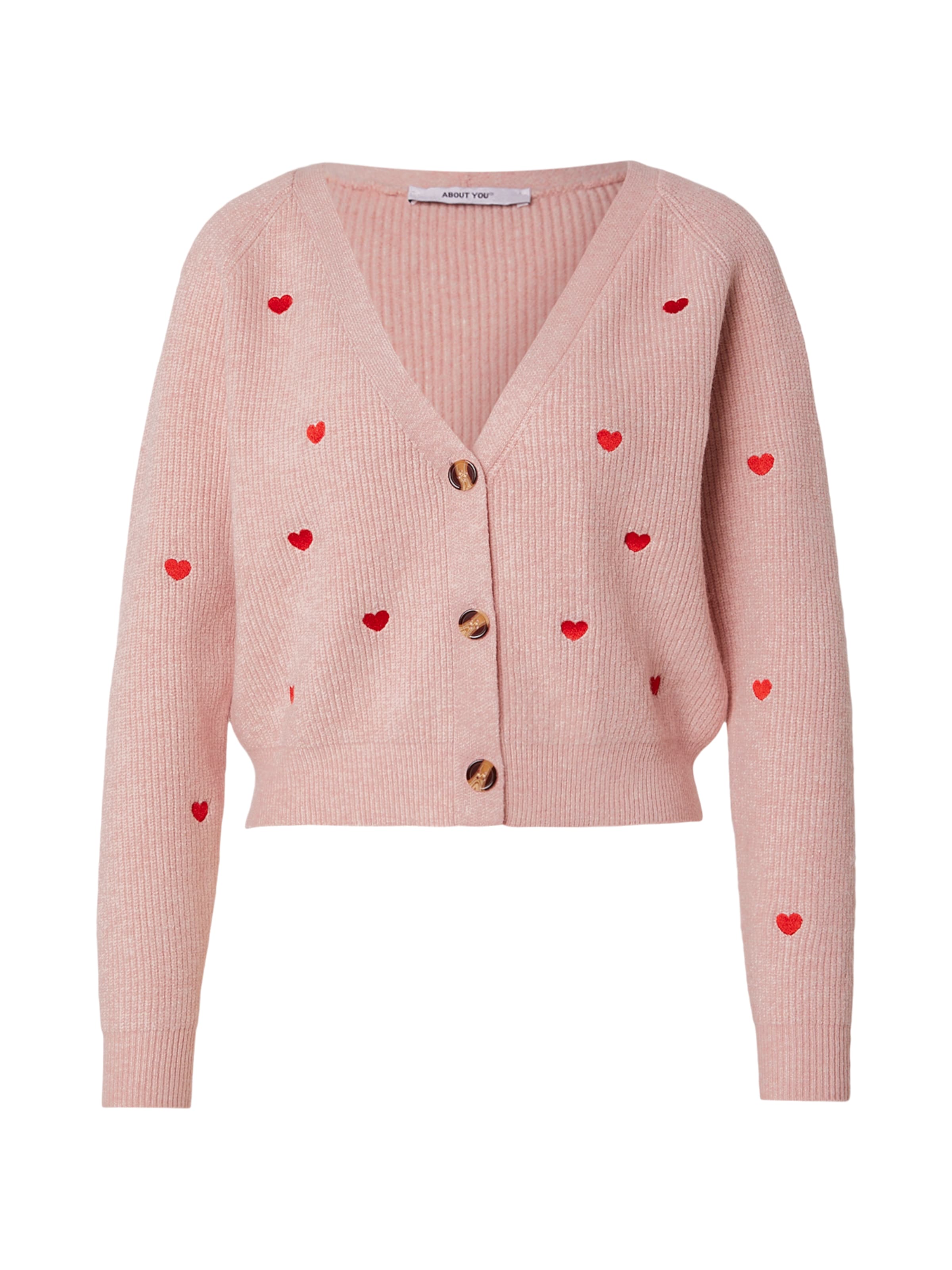 Cardigan 'Lana' ABOUT YOU en rose : devant