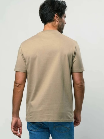 MCS T-Shirt 'Felix ' in Beige