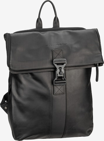 The Chesterfield Brand Rucksack 'Savona' in Schwarz: predná strana