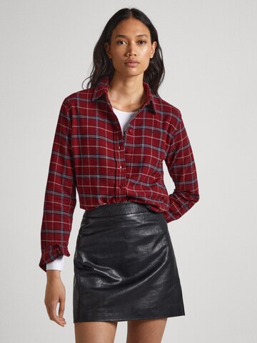 Pepe Jeans Bluse 'Kamila' in Rot: Vorderseite