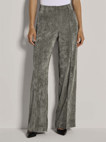 Wide Leg Pantalon à plis MADELEINE en vert
