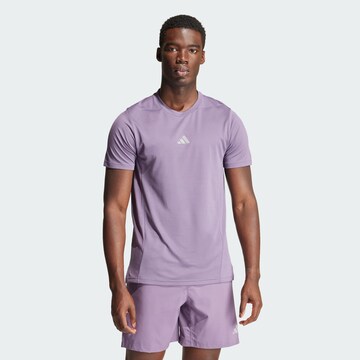 T-Shirt fonctionnel ADIDAS PERFORMANCE en violet : devant
