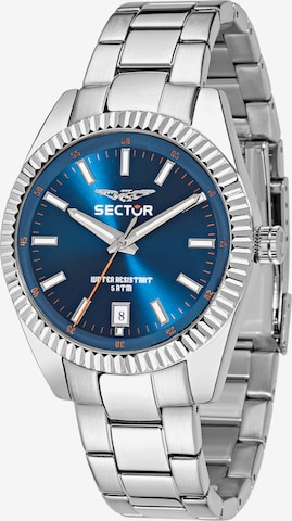 SECTOR Analog Watch '240 41MM 3H BLUE DIAL BRACELET' in Blue: front