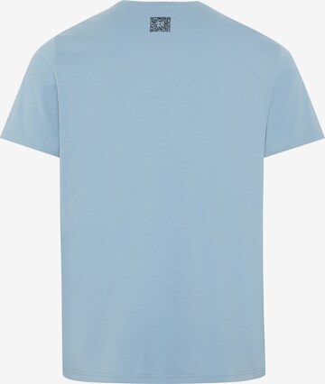 Detto Fatto Shirt ' mit QR-Code-Print ' in Blue