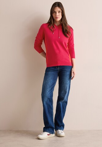 CECIL Kuscheliger Hoodie in Rot