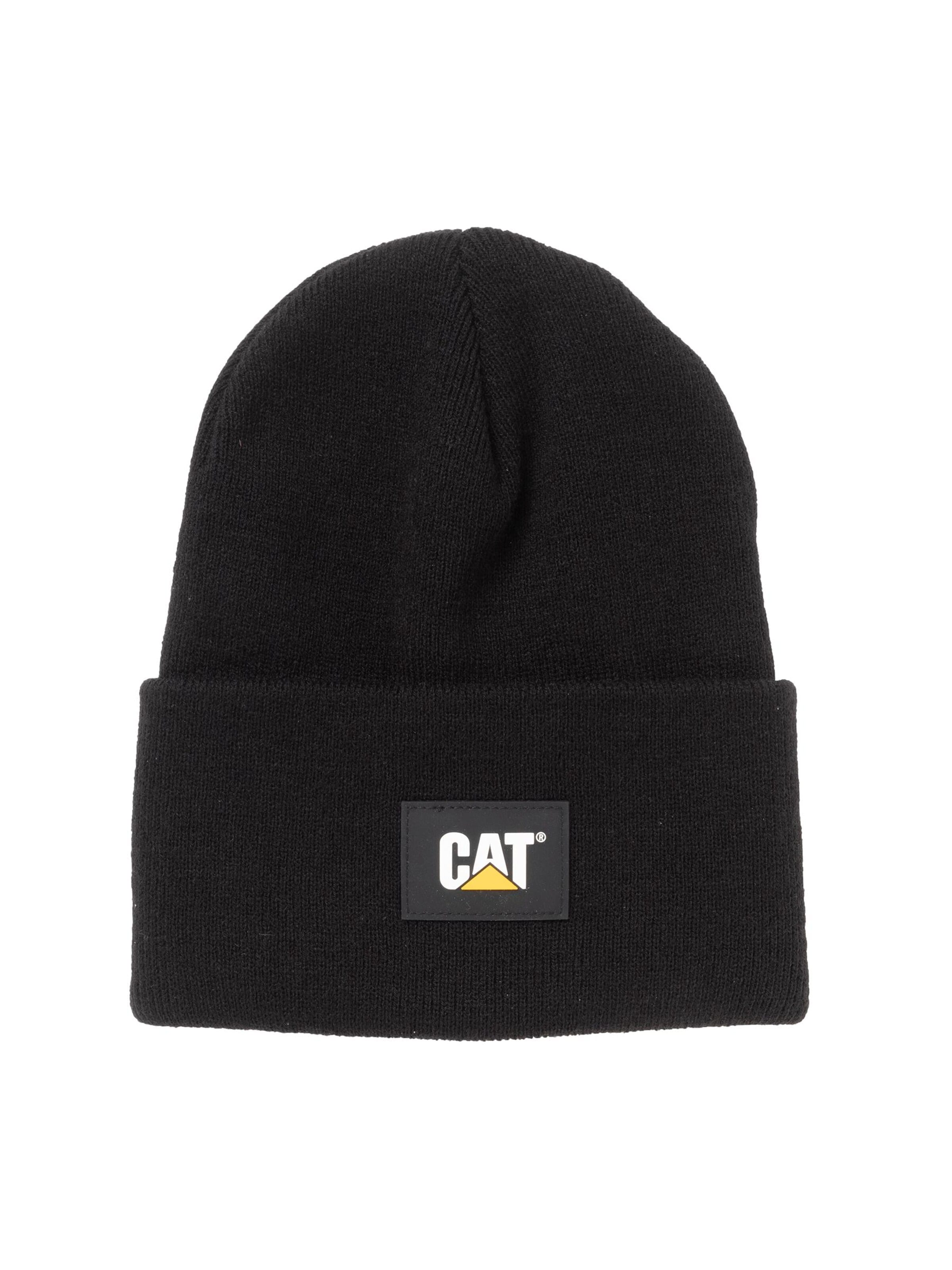 CATERPILLAR Beanie 'CAT Trademark' in Black: front
