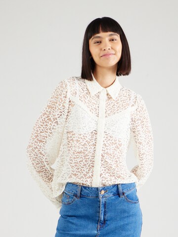 VILA Blouse 'Glaze' in Wit: voorkant