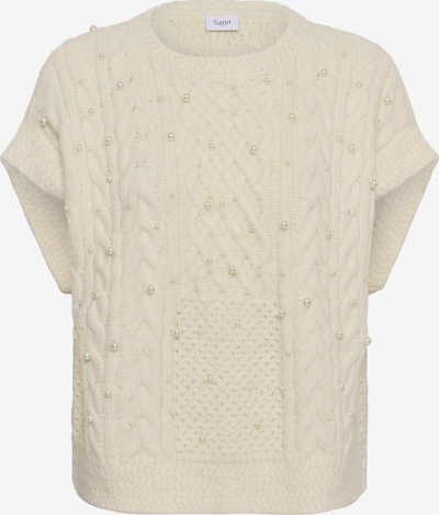 SAINT TROPEZ Vest in L in ecru, Produktansicht