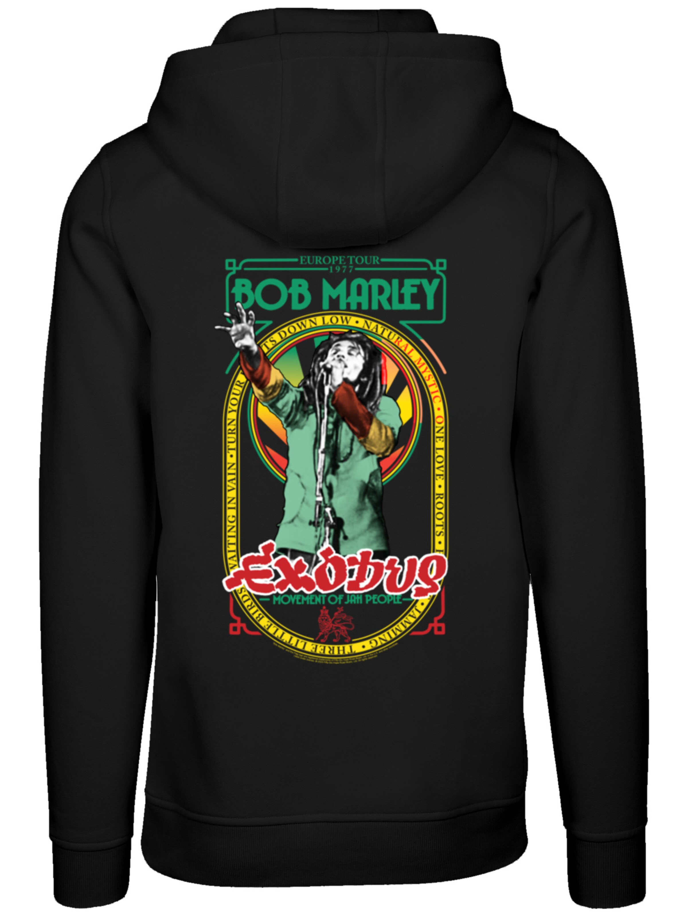 Sweat-shirt 'Bob Marley Exodus' F4NT4STIC en noir