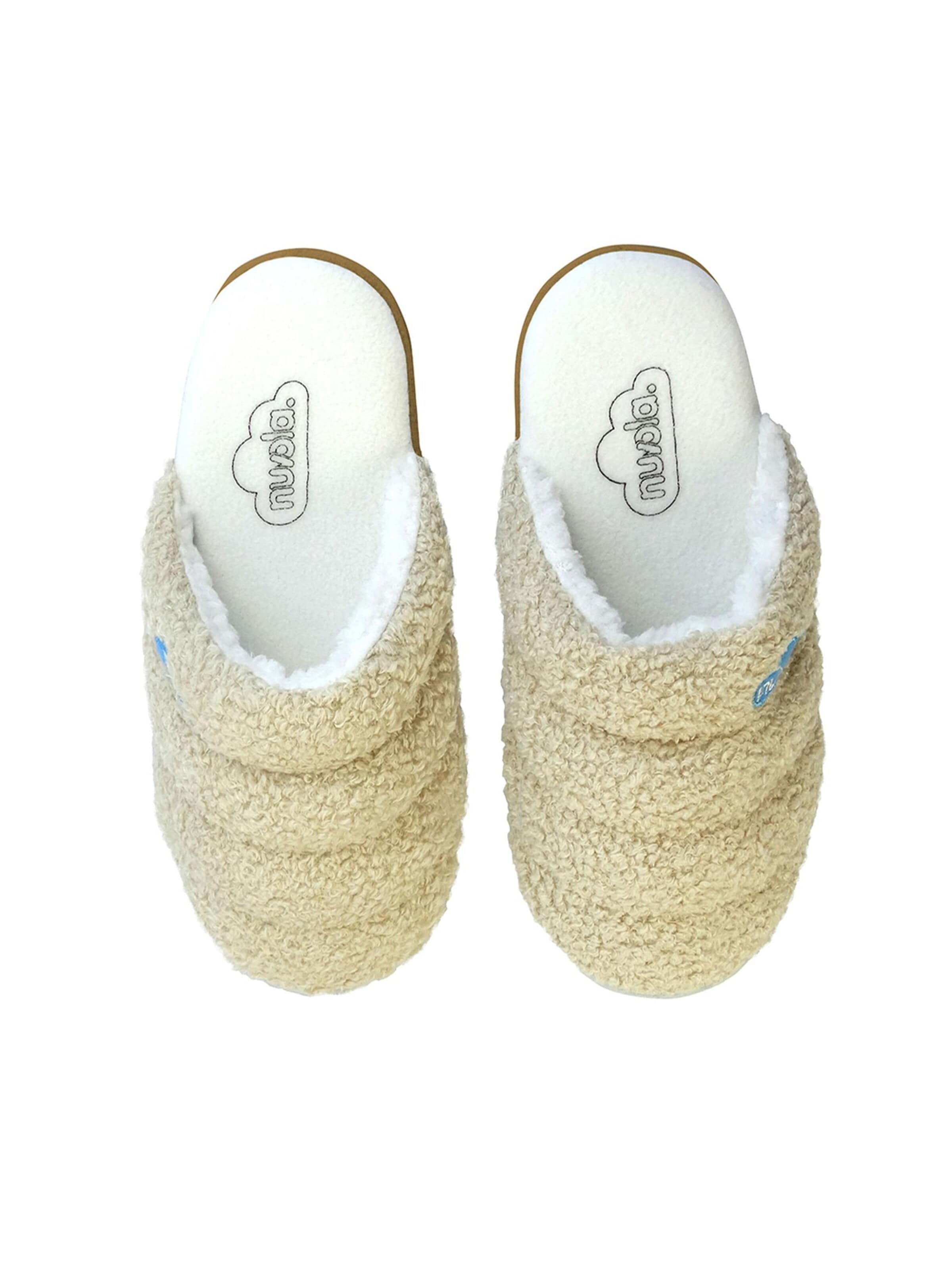 Nuvola. - Pantufa 'Zueco Sheep' em bege