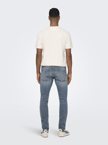 Only & Sons Slimfit Džíny 'ONSLoom' – modrá