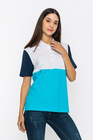 T-shirt Giorgio di Mare en bleu