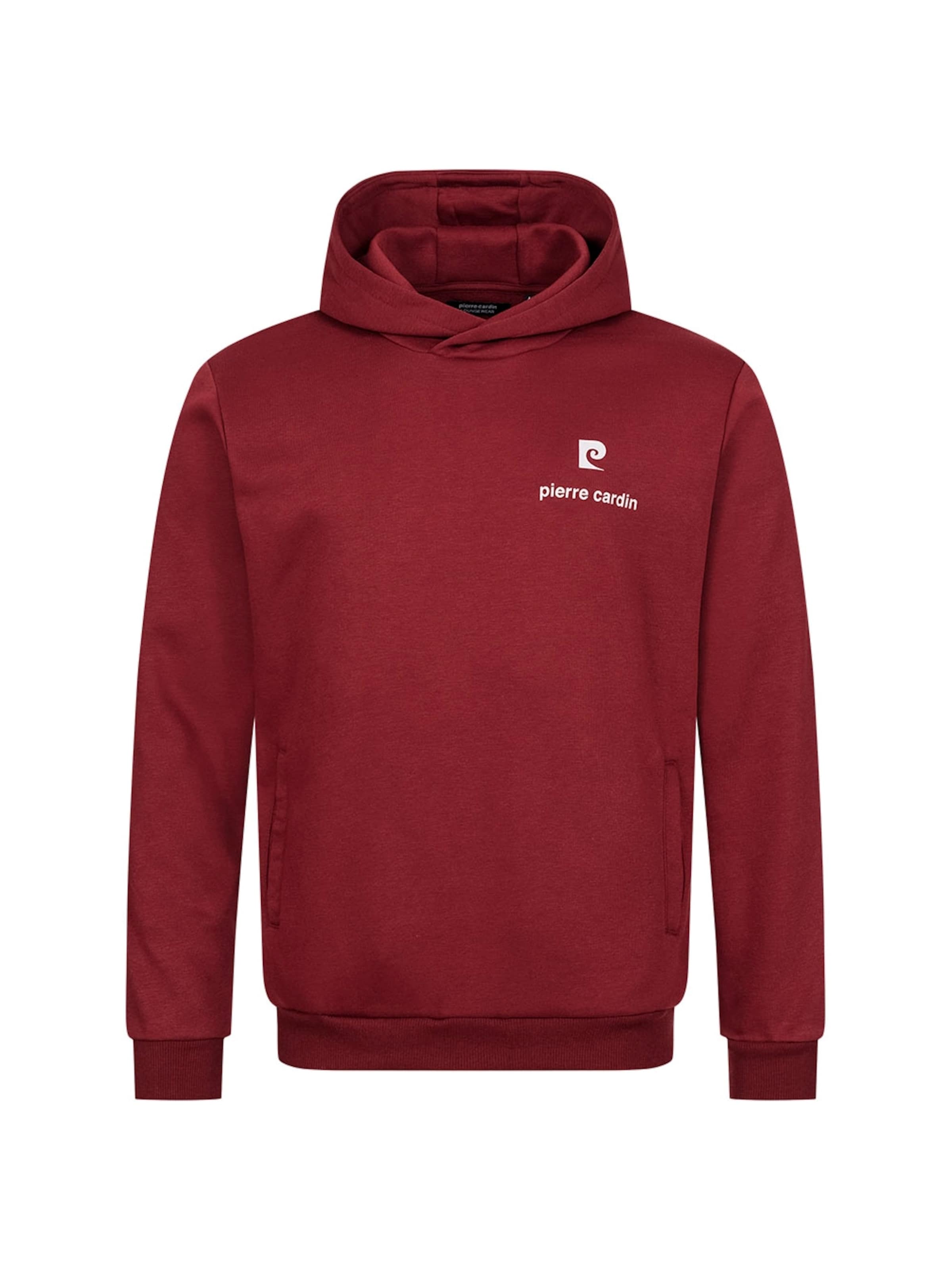 PIERRE CARDIN Hoodie in bordeaux, Produktansicht