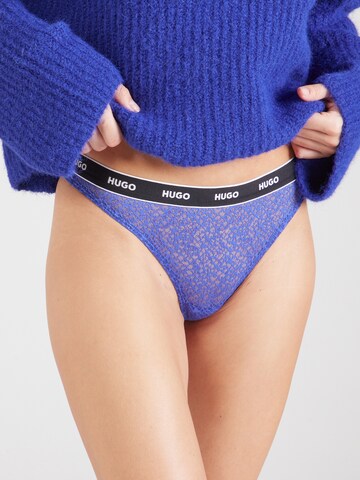 HUGO String in Blue: front