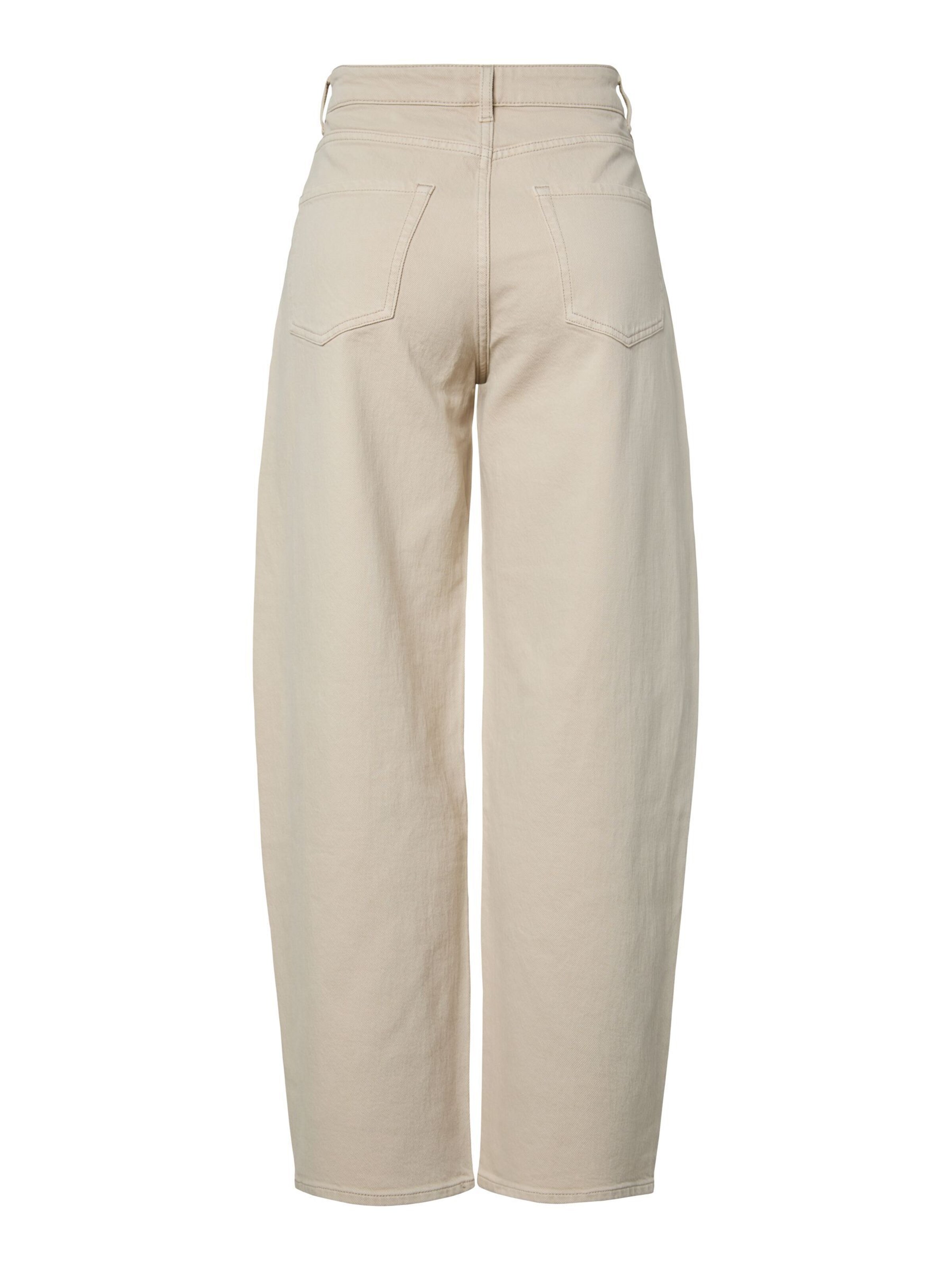 Barrel Jean 'GRAC' PIECES en beige