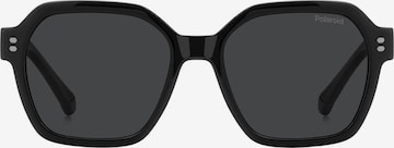 Lunettes de soleil Polaroid en noir : devant
