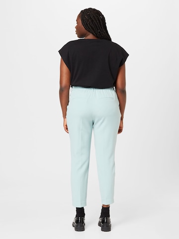 ONLY Carmakoma Regular Pleated Pants 'Christina' in Blue