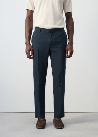 MANGO MAN Slimfit Hose  'Soren' in Blau: Vorderseite