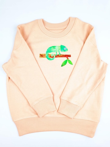 MelaDi Sweatshirt 'Meladi Chameleon' in Beige: front