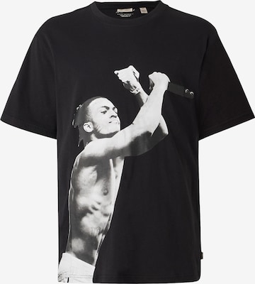 Tricou 'ONSTENTACION' de la Only & Sons pe negru: față