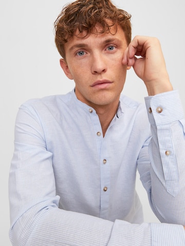 JACK & JONES Regular fit Button Up Shirt 'Summer' in Blue