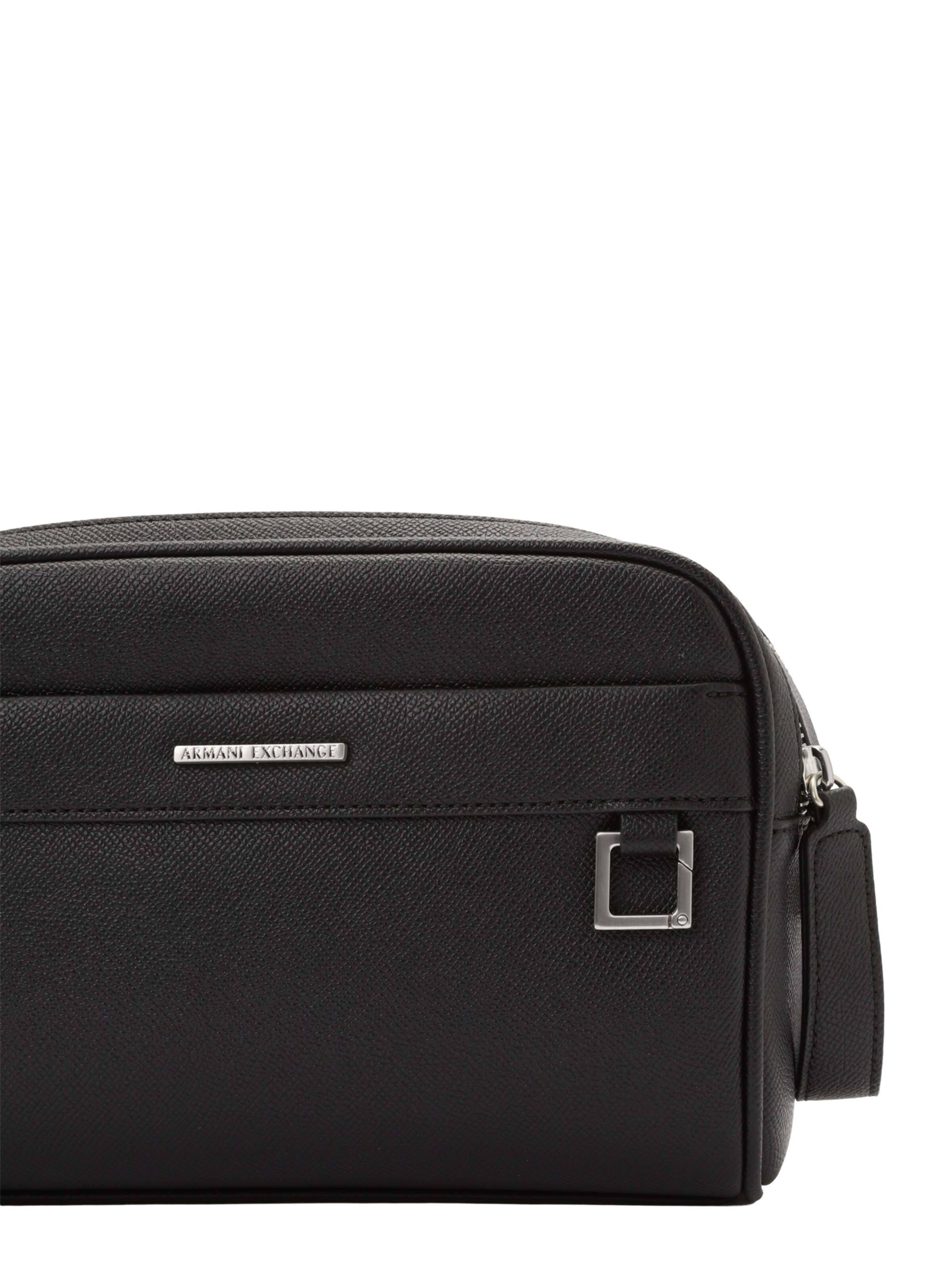 ARMANI EXCHANGE Toilettilaukku 'NEW YORK' värissä musta