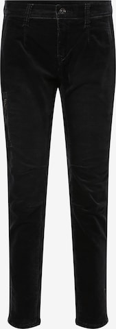 MAC Slim fit Pants 'Rich' in Grey: front