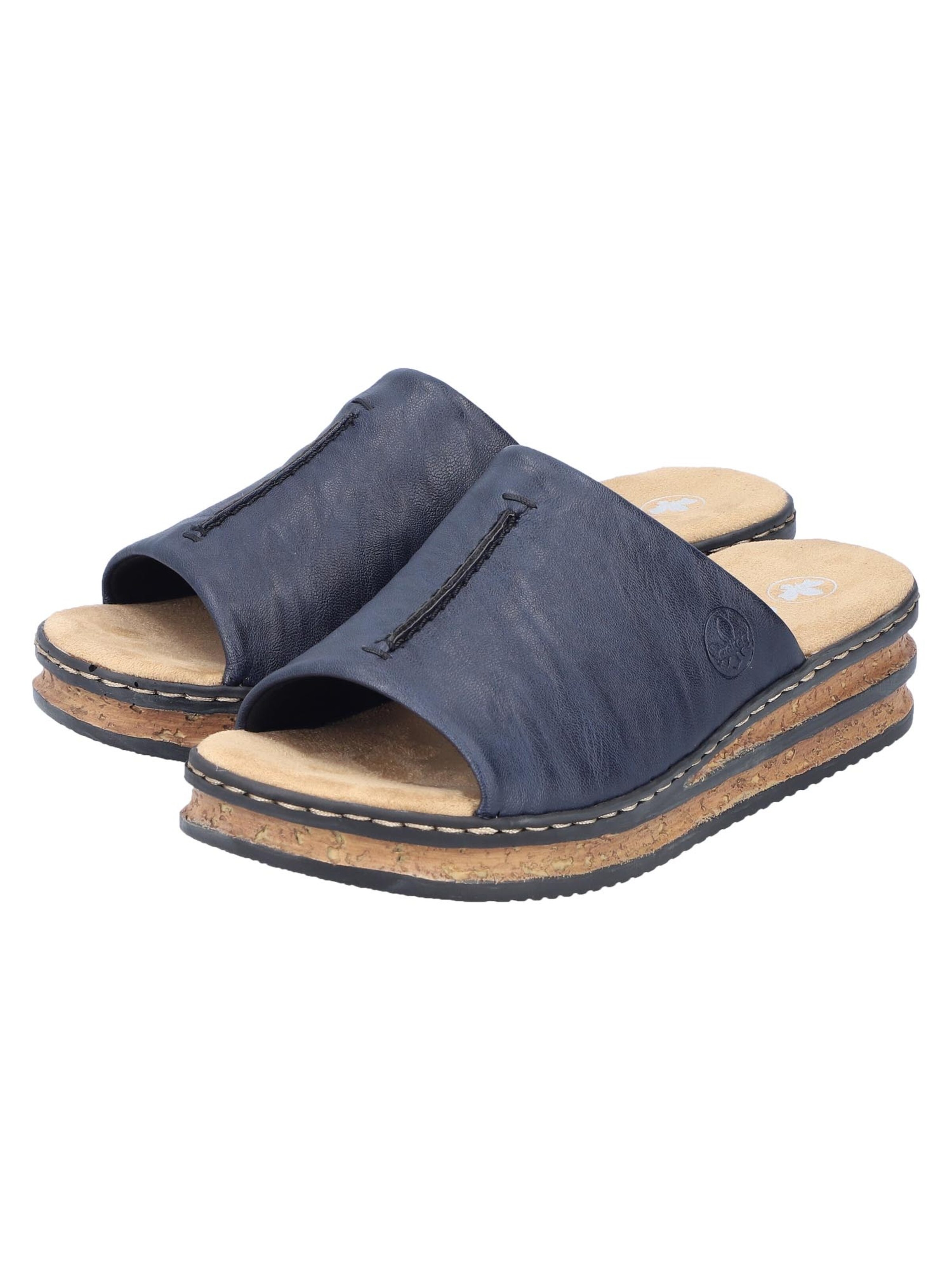 Rieker Muiltjes 'Comfort' in Blauw