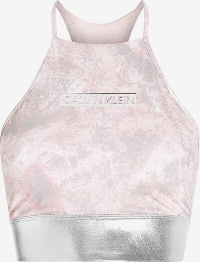Calvin Klein Performance Sport-BH in rosa / silber, Produktansicht