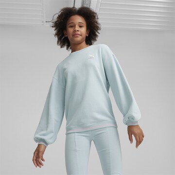 PUMA Sportief sweatshirt 'CLASSICS' in Blauw: voorkant