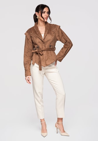 Ombre Tussenjas in Bruin