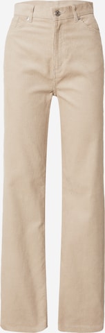 Monki Regular Pants in Beige: front