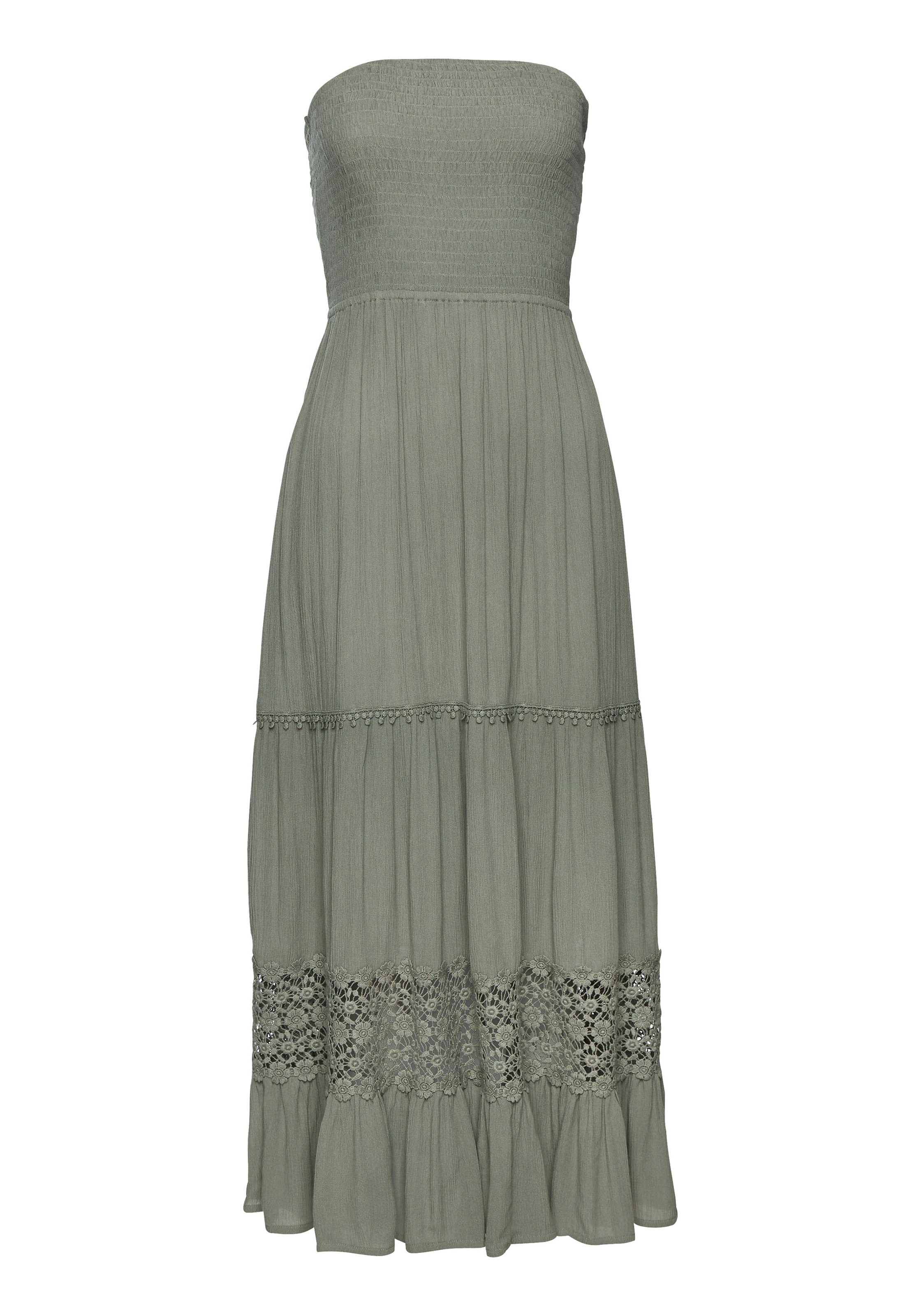 VIVANCE Sukienka w kolorze zielony: przód