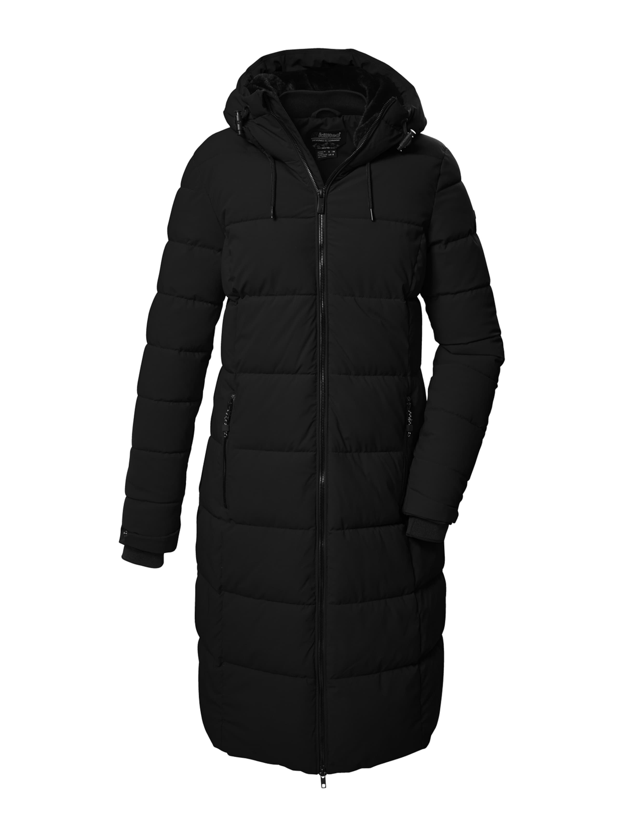 KILLTEC Пальто в спортивном стиле 'KOW 56' в Черный: спереди