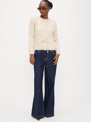 Vero Moda Petite Knit cardigan 'VMLISA' in Beige