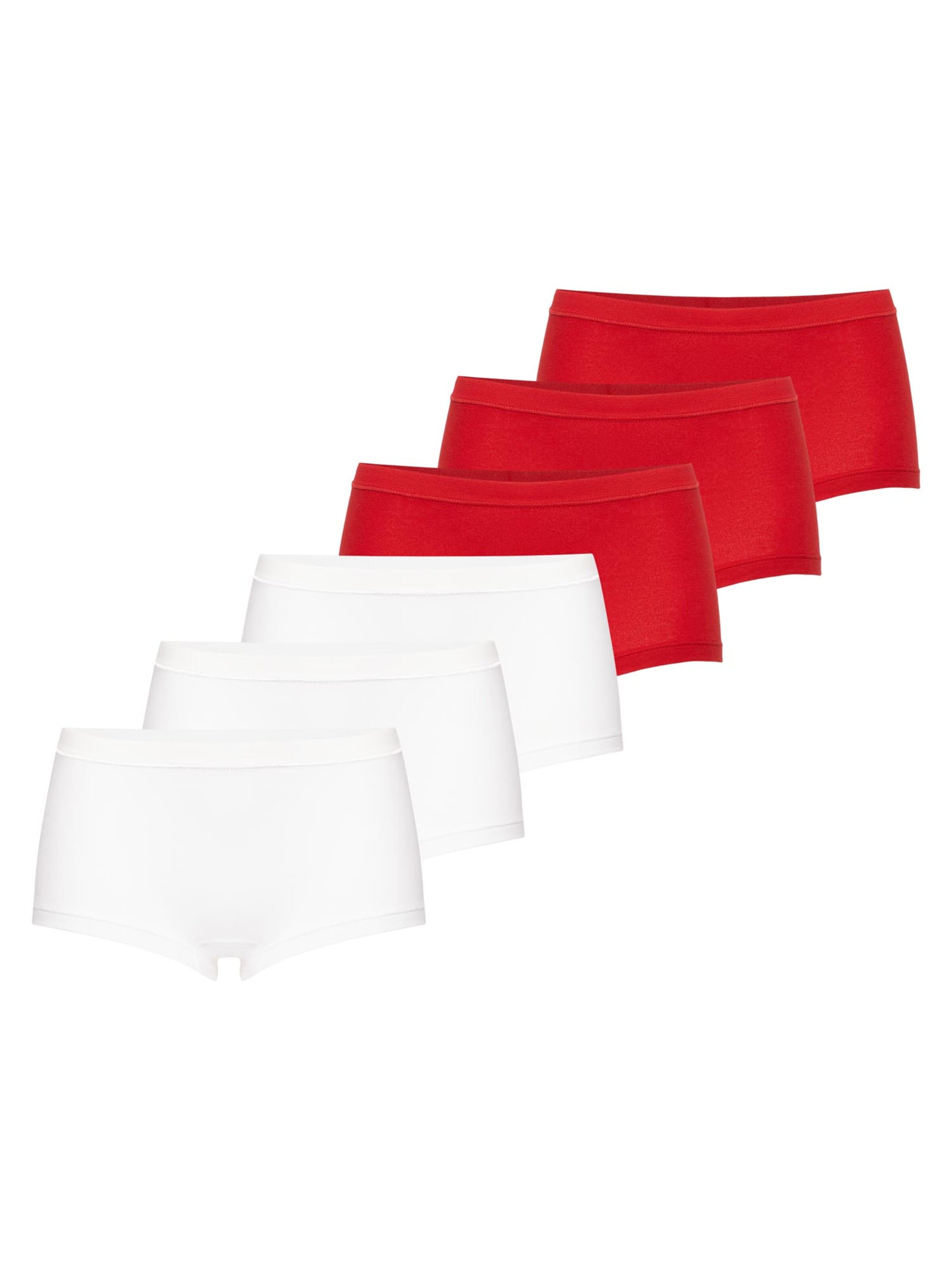 CON-TA Boyshorts 'Basic' in Red: front