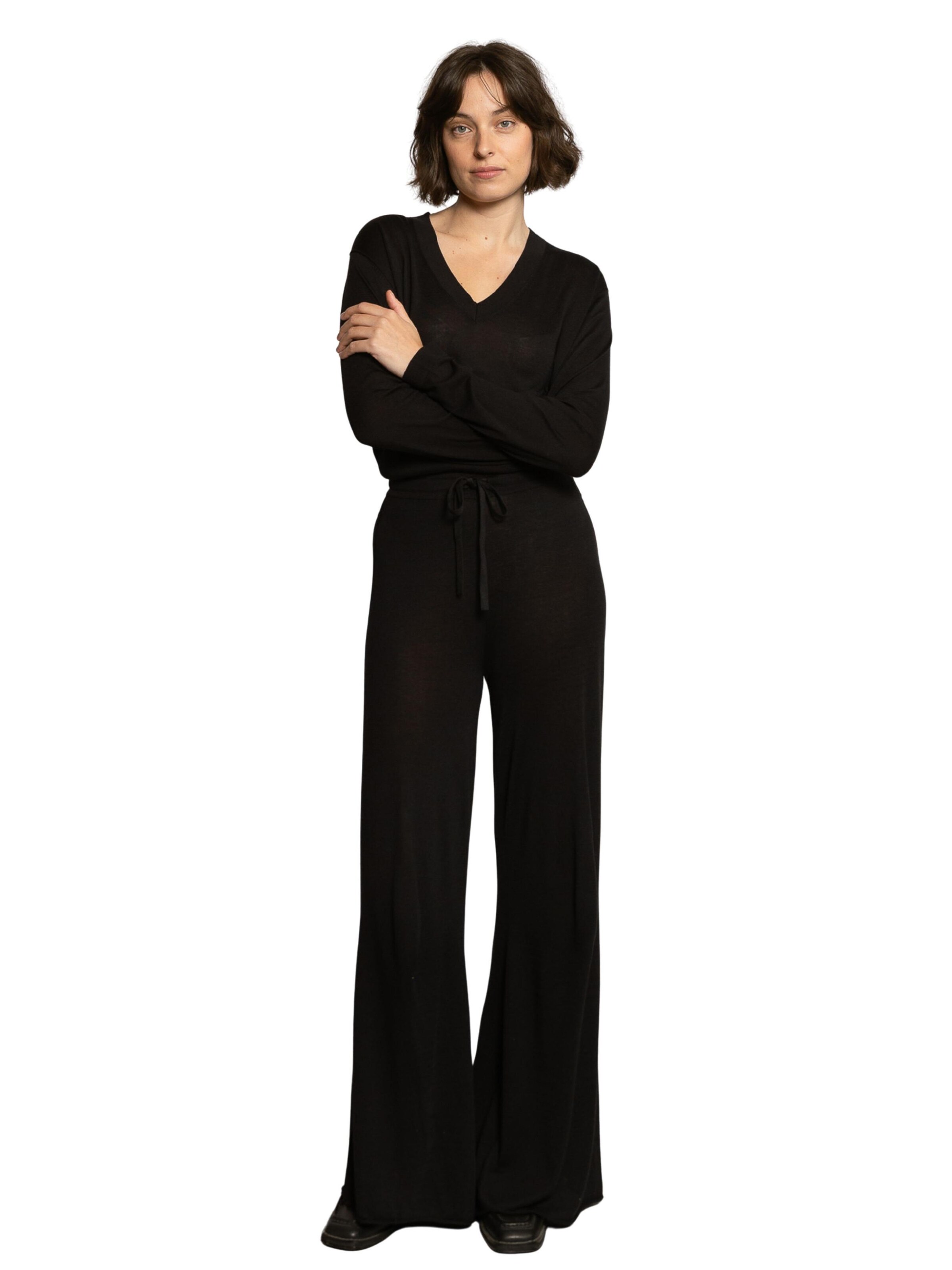 Loosefit Pantalon 'Bambou & Coton' LDB en noir