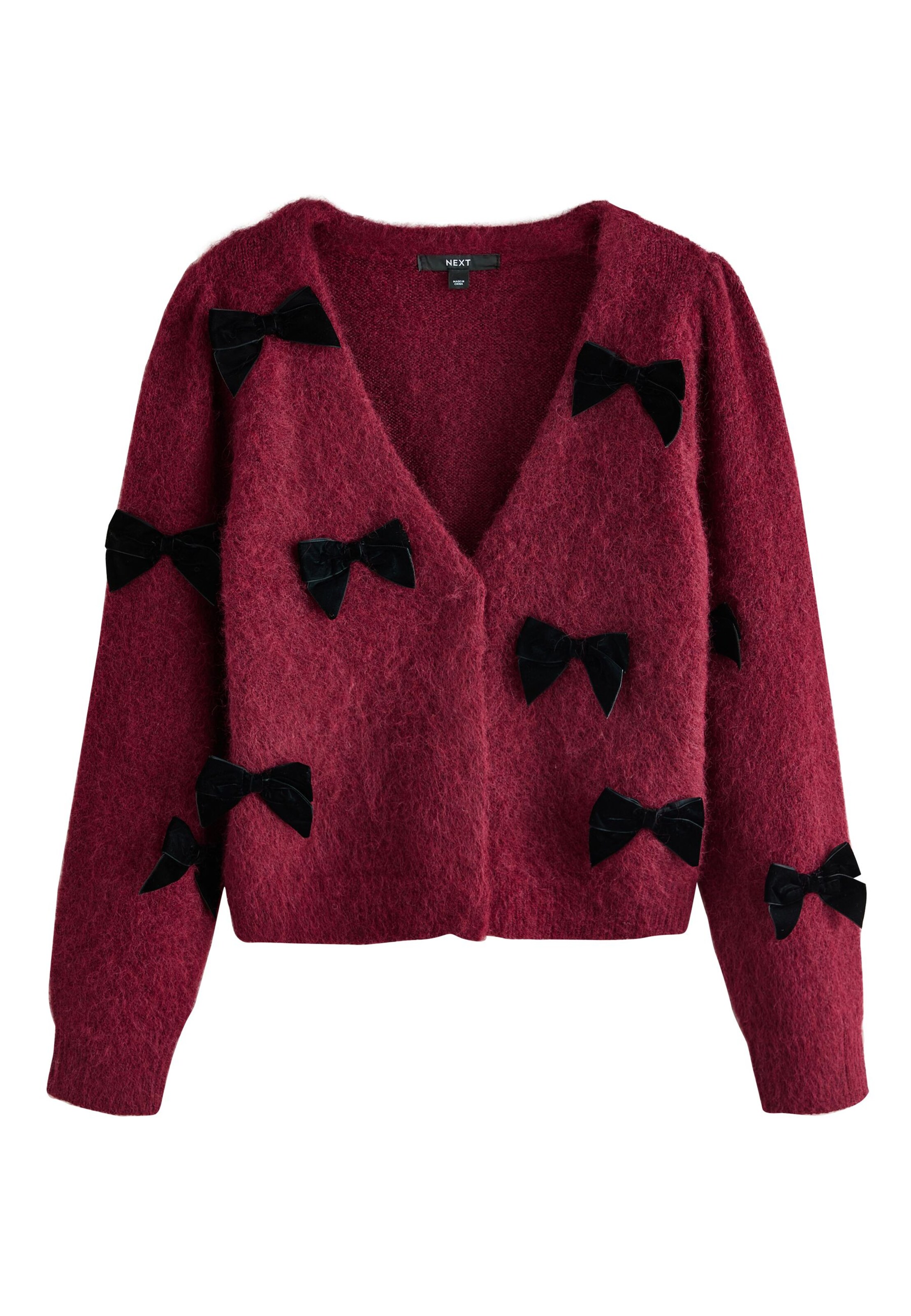 Next Strickjacke in Rot: Vorderseite