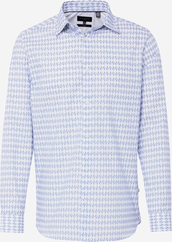 Coupe regular Chemise 'DIBBIN' Ted Baker en bleu : devant