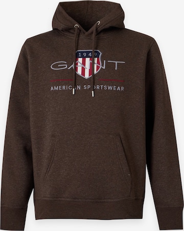 GANT Sweatshirt in Brown: front