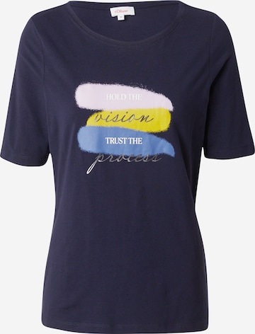 T-shirt s.Oliver en bleu : devant