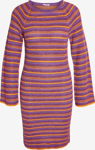 Robes en maille 'SELINA' Noisy may en orange : devant