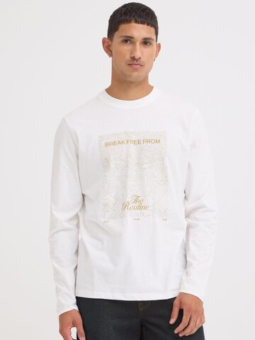 BLEND - Sudadera en blanco: frente