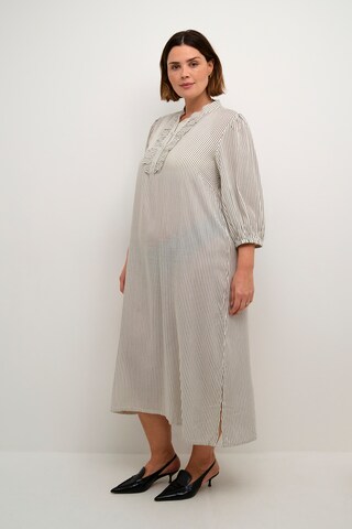 KAFFE CURVE Dress 'Sidse' in White